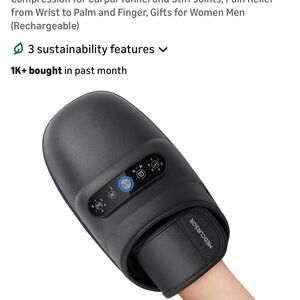 Heated Hand Massager - Black